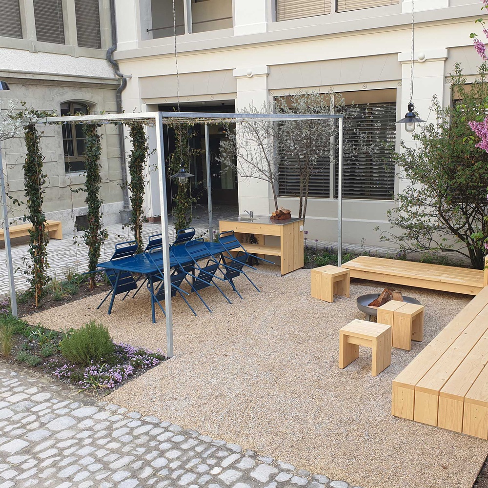 Neugestaltung Innenhof