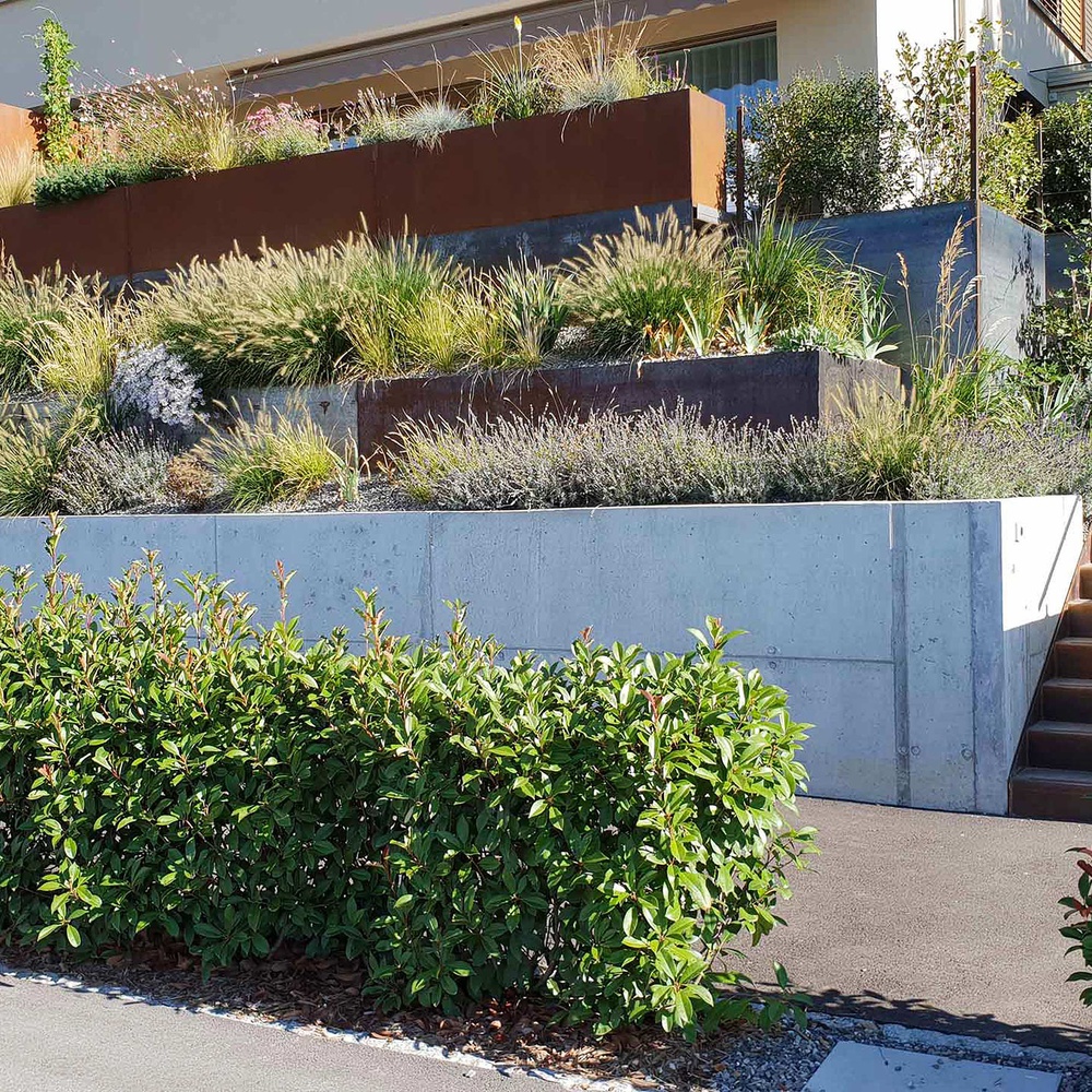 Planung und Realisierung Garten an Hanglage