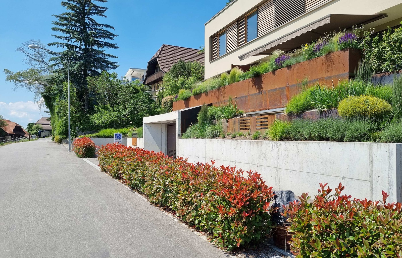 Planung und Realisierung Garten an Hanglage