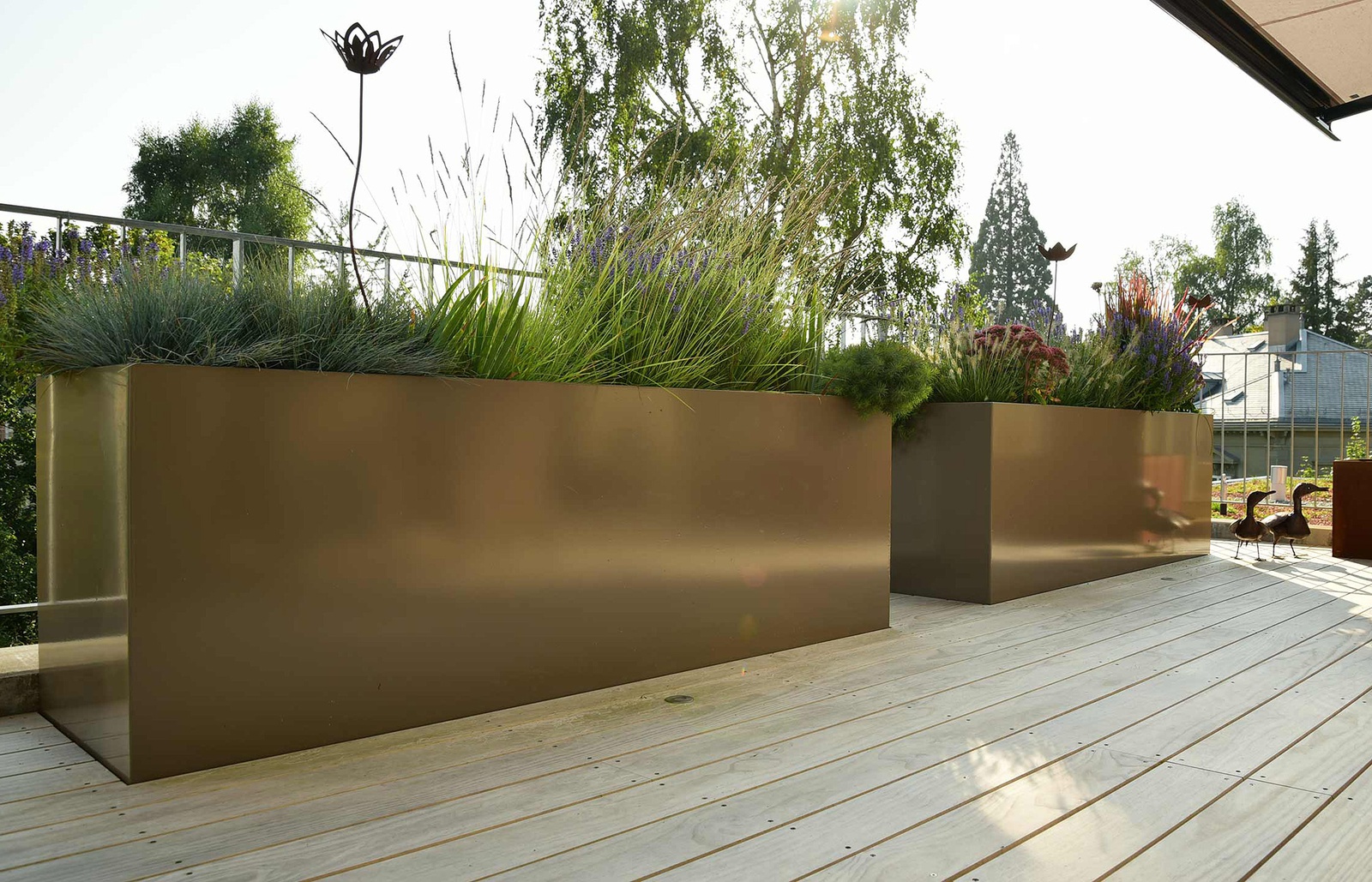 Planung und Realiserung Attikaterrasse