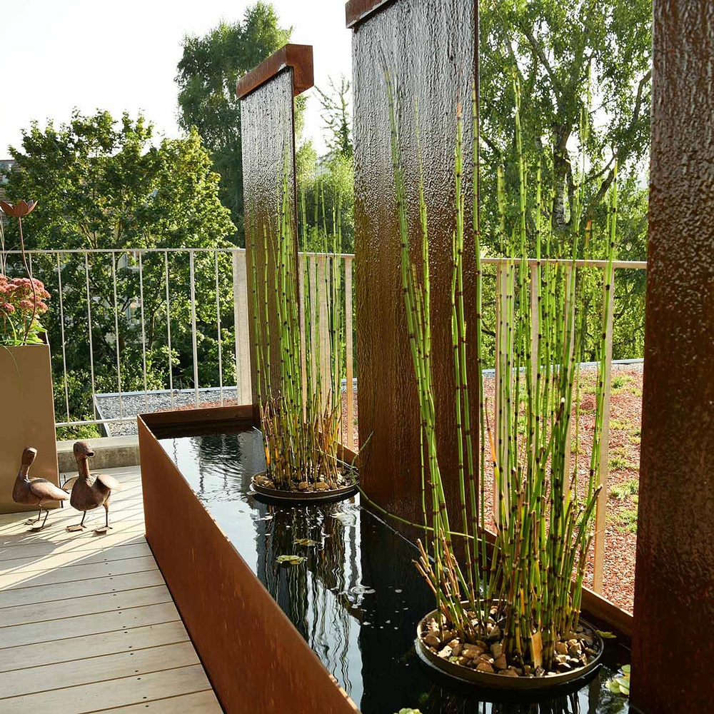 Planung und Realiserung Attikaterrasse